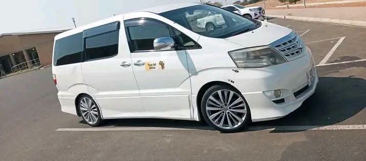 White passenger minivan
